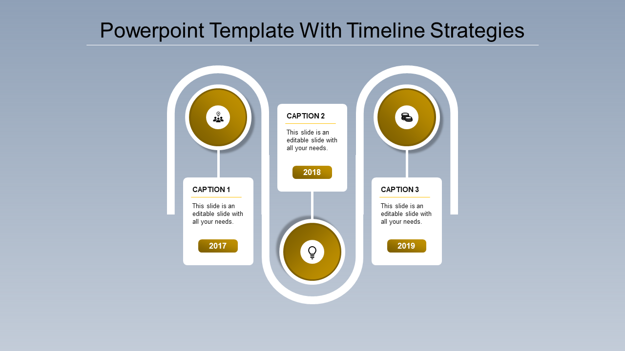 Editable Timeline Graphic Organizer PowerPoint Presentation